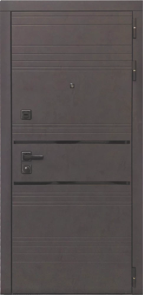 Входная дверь ДвериПРО L-43 ФЛ-700 (10мм, ясень белый) DPRO195459 внешняя сторона