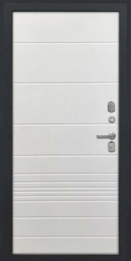 Входная дверь ДвериПРО L-43 ФЛ-700 (10мм, ясень белый) DPRO198006 внутренняя сторона