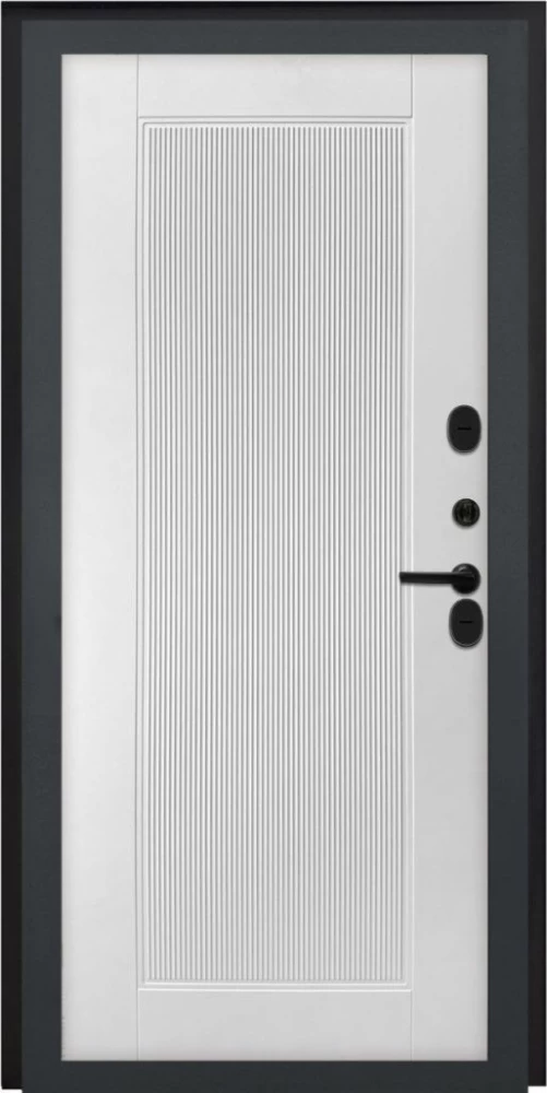 Входная дверь ДвериПРО Модель L-49 ПВХ 10мм Астрод Velutto Bianco DPRO195688 внутренняя сторона