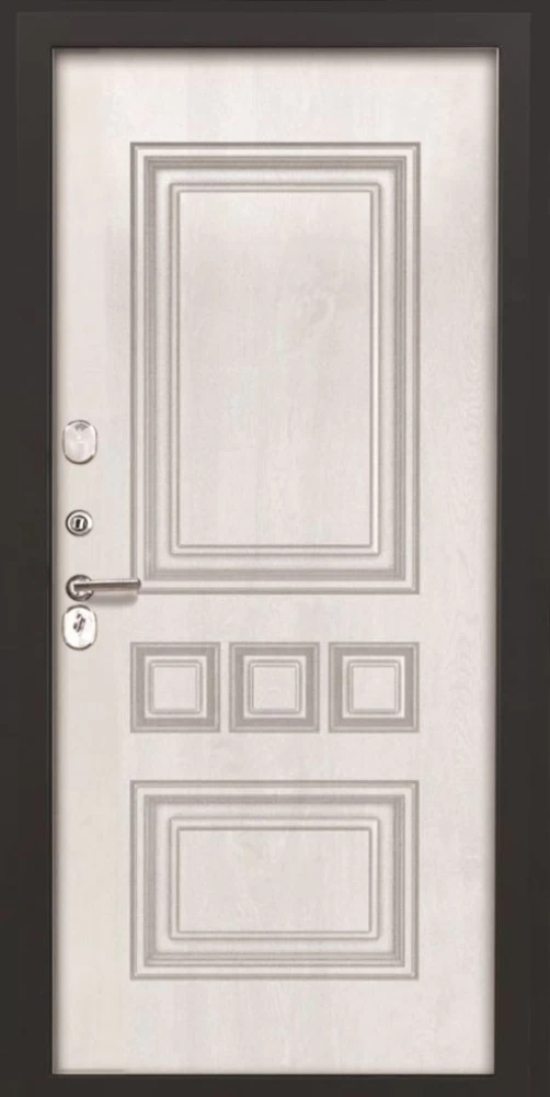 Входная дверь ДвериПРО L-45 фл-608 винорит white DPRO191044 внутренняя сторона