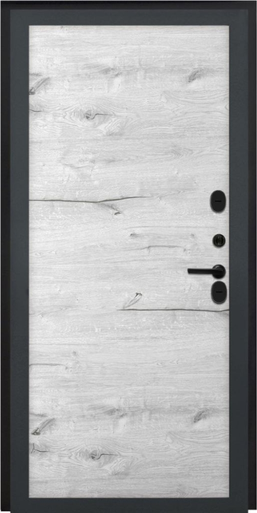 Входная дверь ДвериПРО Модель L-49 Без фрезеровки Дуб арктик горизонт DPRO196714 внутренняя сторона