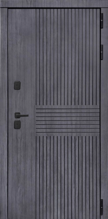 Входная дверь Берген СБ-1 (ст. белое, 16мм, капучино) внешняя сторона